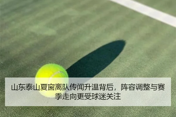 山东泰山夏窗离队传闻升温背后，阵容调整与赛季走向更受球迷关注 | anbosports